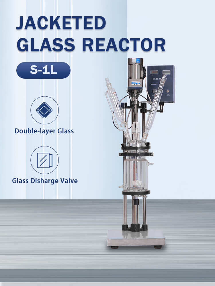 1L Jacketed Glass Reactor