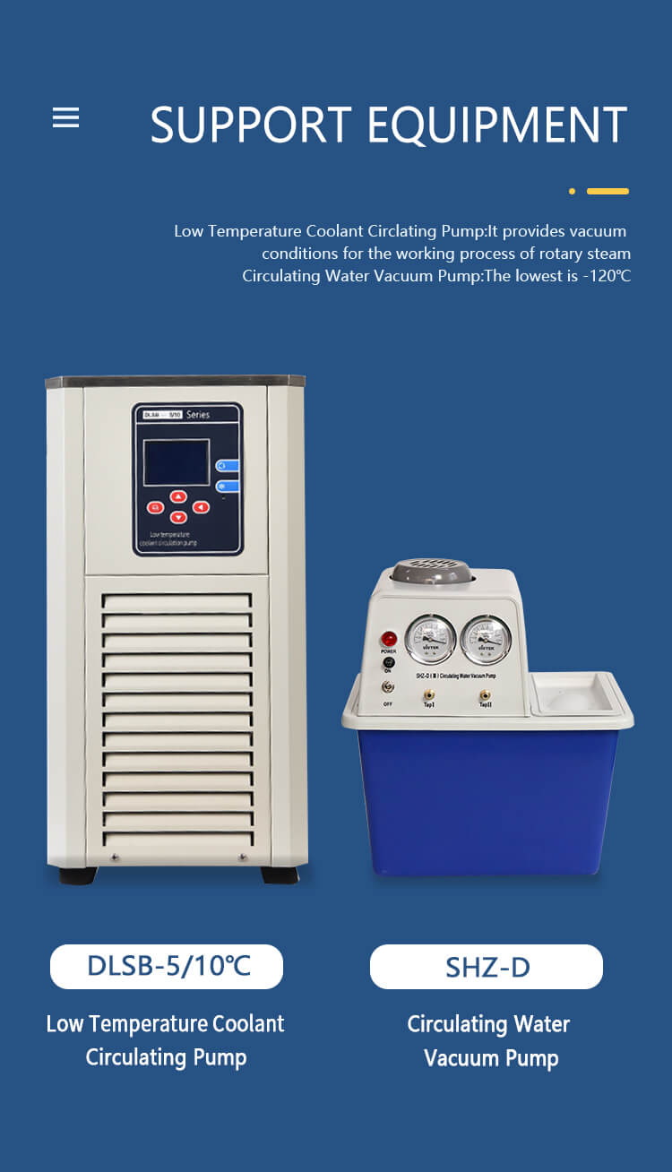 RE 501 Rotary Evaporator Machine Supporting Equipment