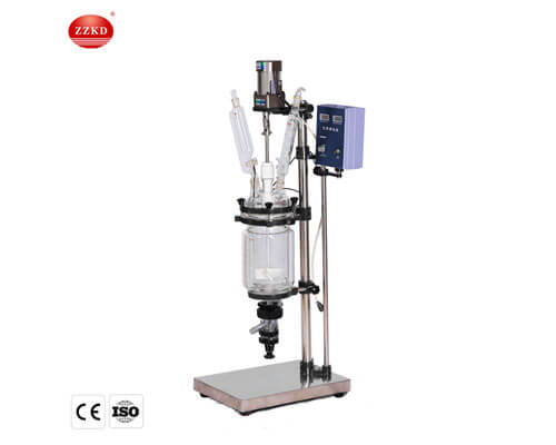 S 3L Double Jacketed Glass Reactor