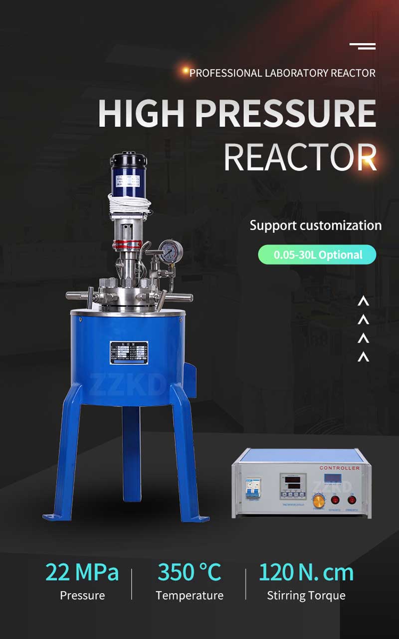 high pressure stirred reactor display