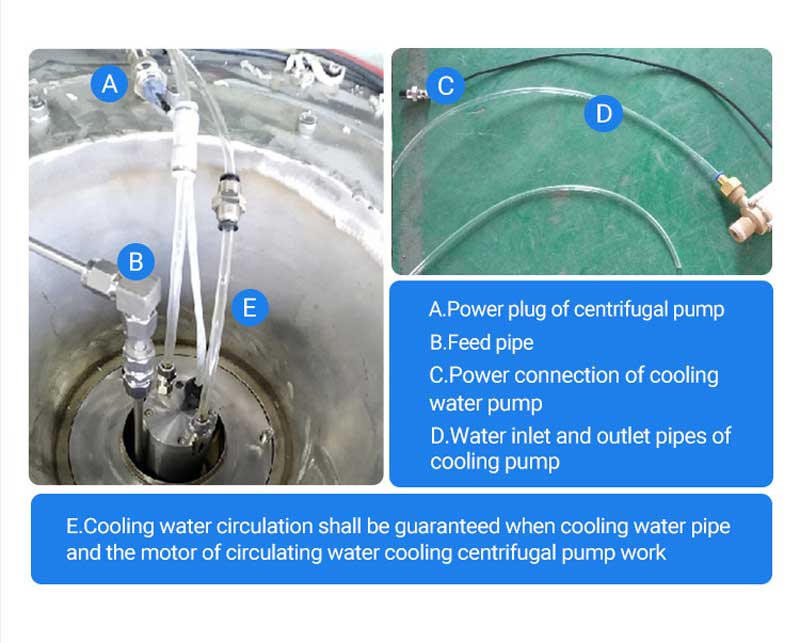 lab scale spray dryer detail