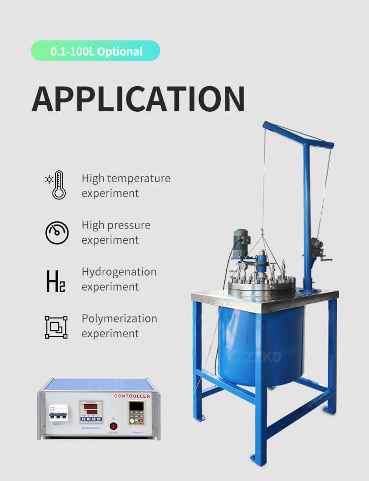 High Pressure Batch Reactor in Hydrogenation Process