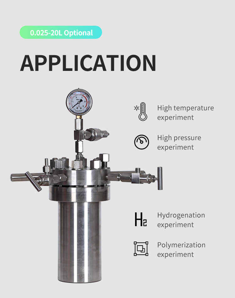 High Pressure Lab Reactors Features