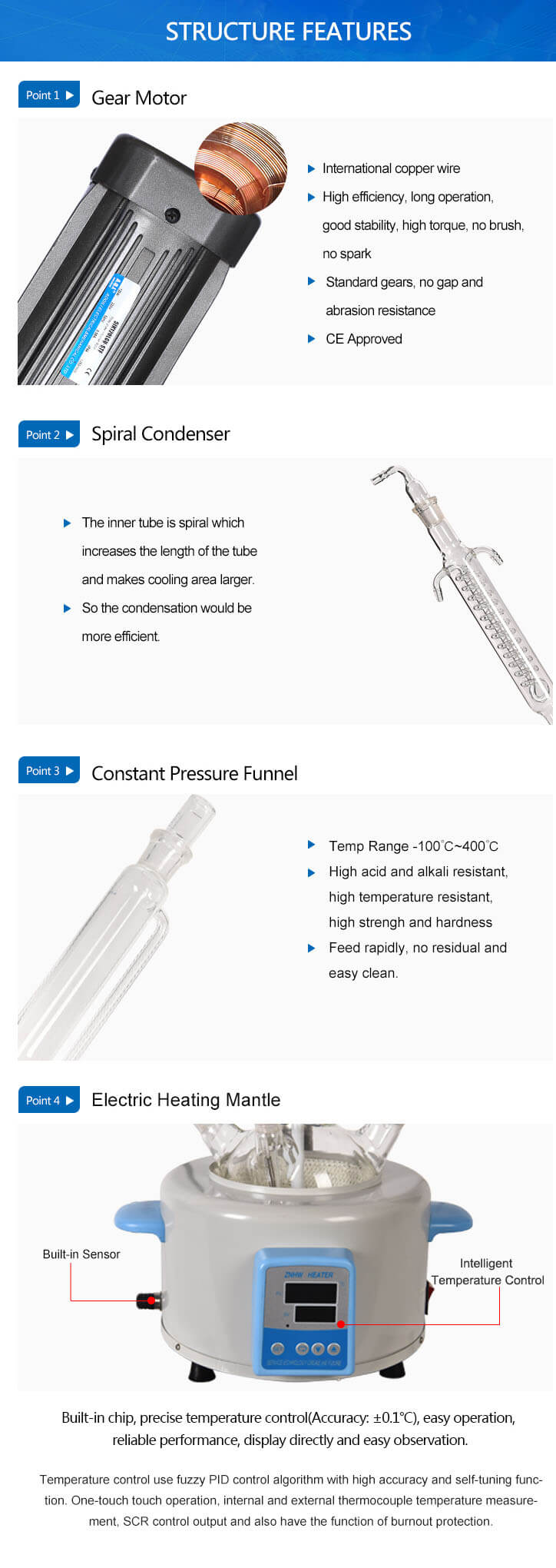 Lab Glass Reactor Detail