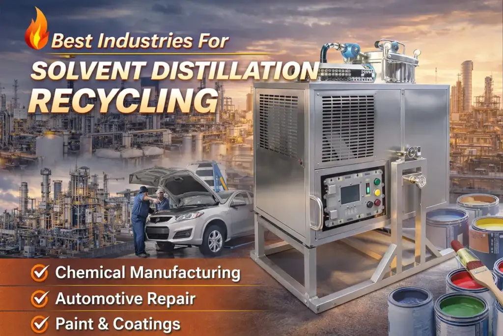best industries for solvent distillation recycling