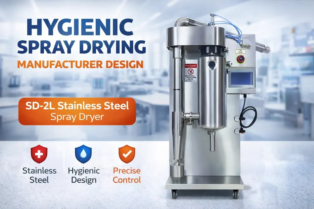 hygienic spray drying manufacturer design