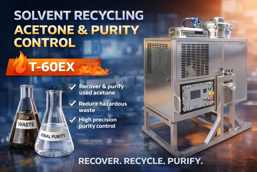 solvent recycling acetone and purity control solvent recycling acetone and purity control