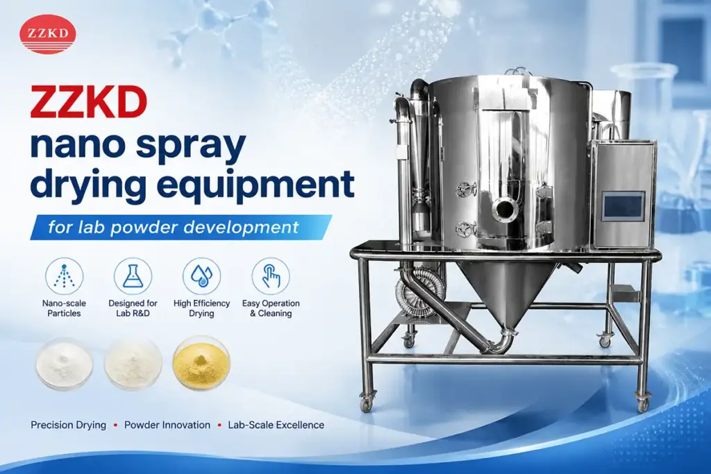 ZZKD nano spray drying equipment for lab powder development ZZKD nano spray drying equipment for lab powder development