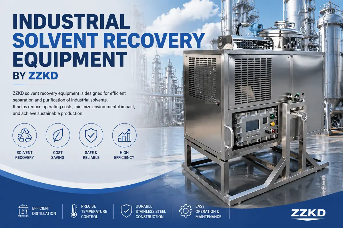 industrial solvent recovery equipment by ZZKD industrial solvent recovery equipment by ZZKD